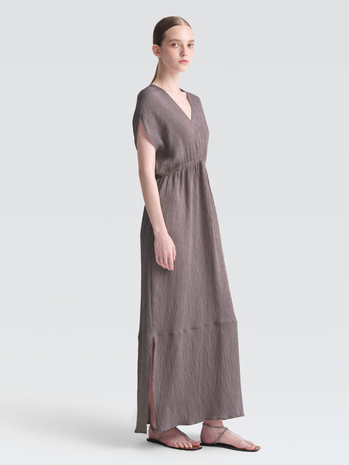 Crepe Plisse Nicoya Dress