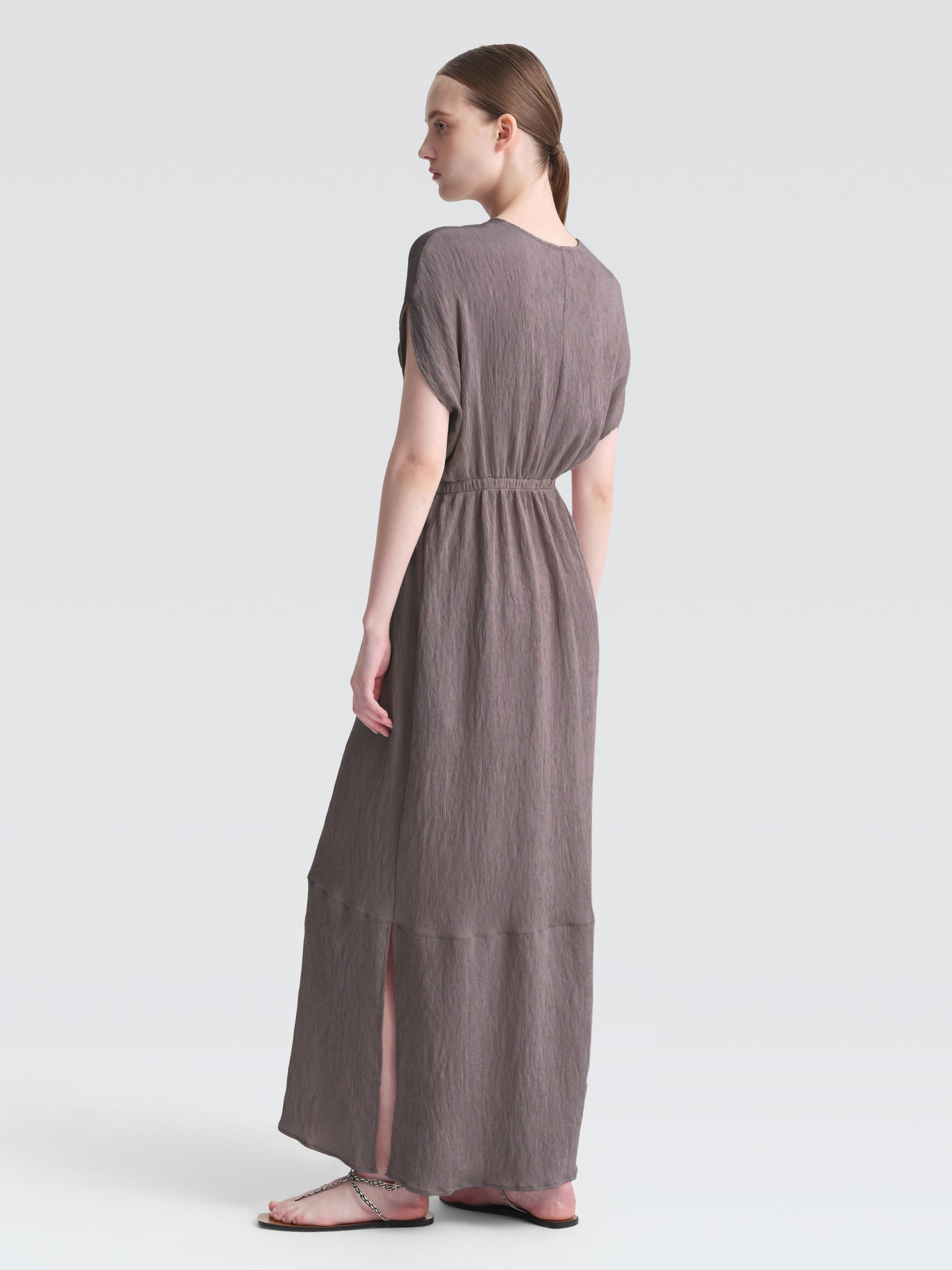 Crepe Plisse Nicoya Dress