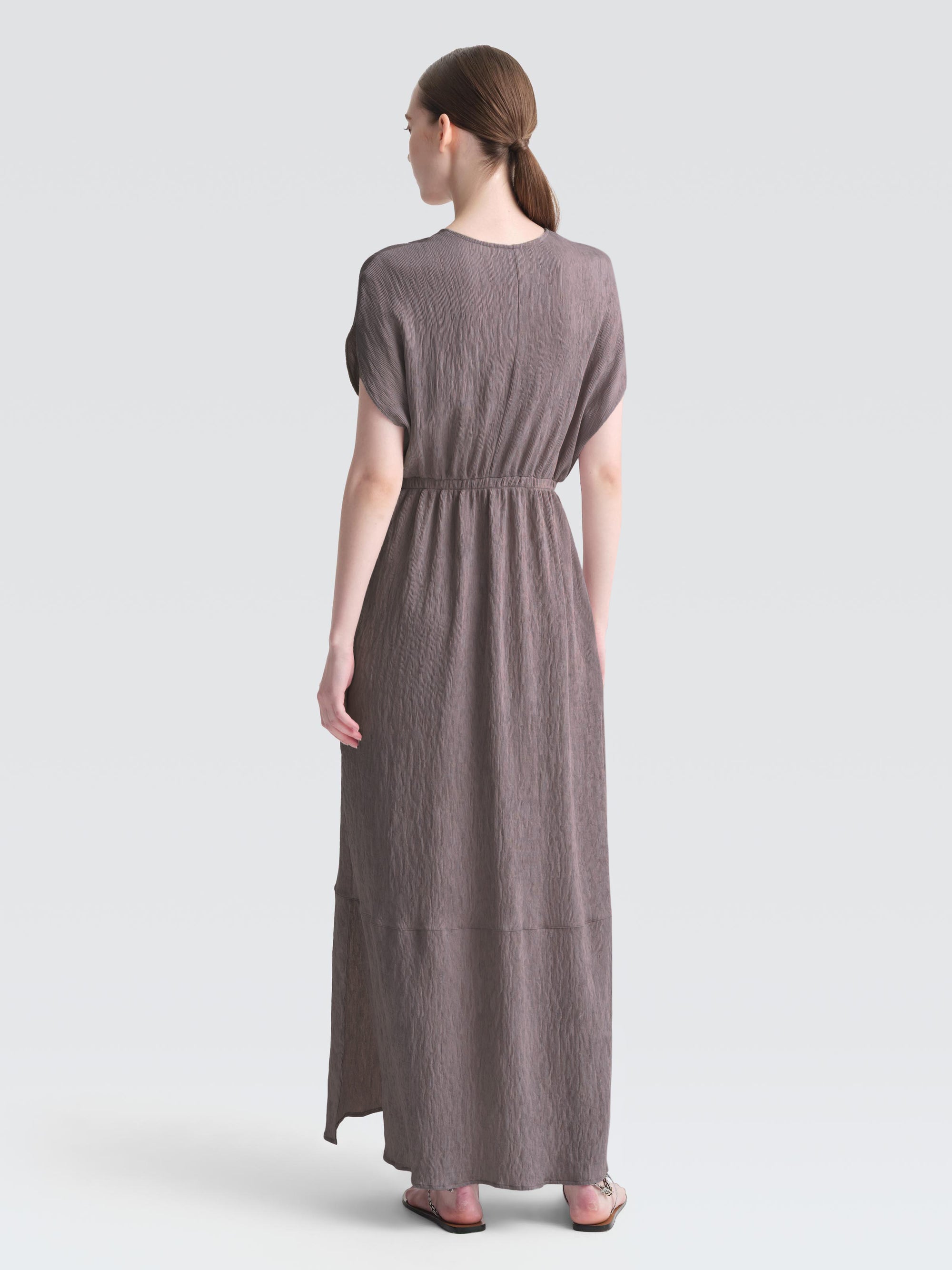 Crepe Plisse Nicoya Dress