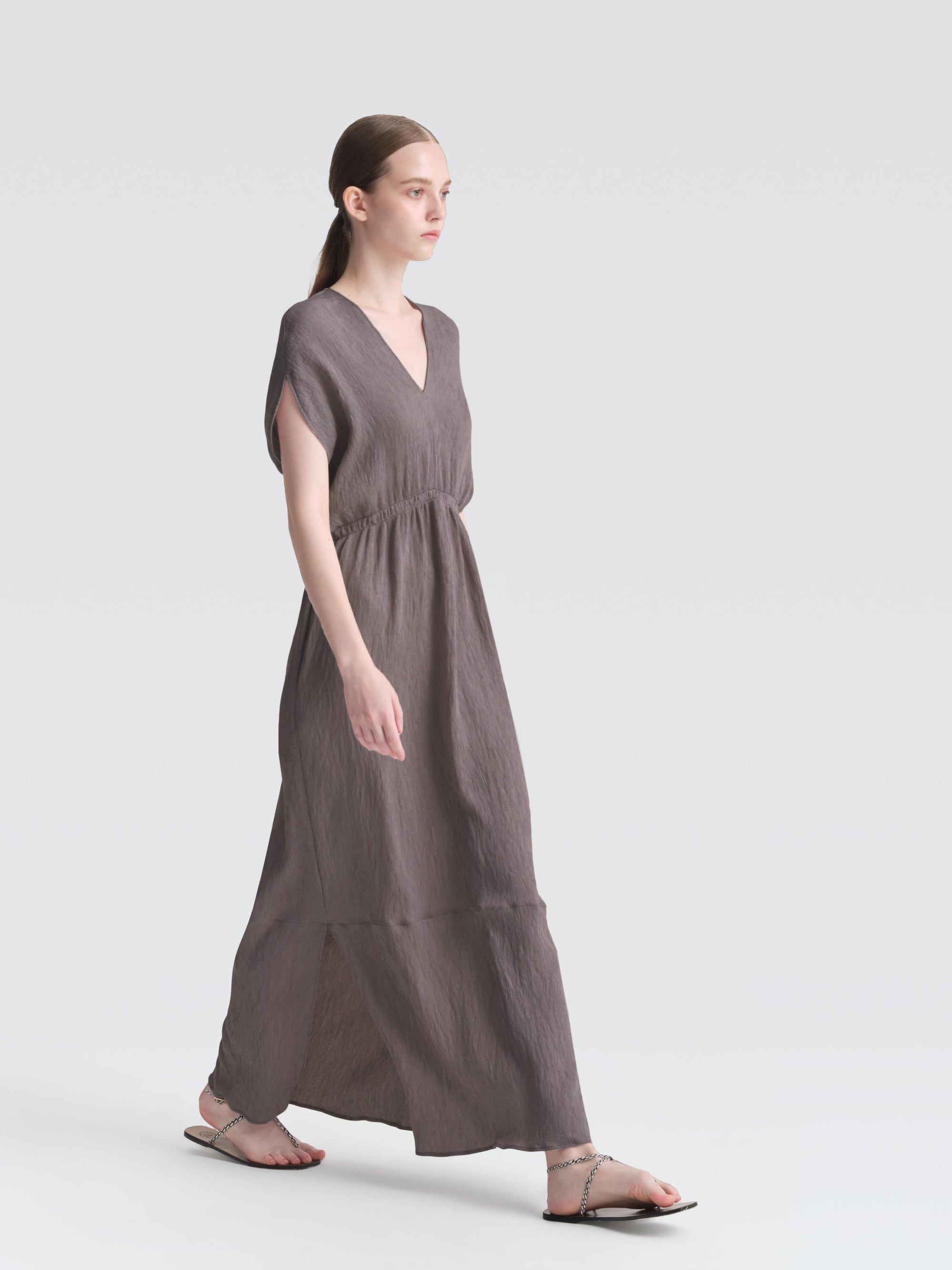 Crepe Plisse Nicoya Dress