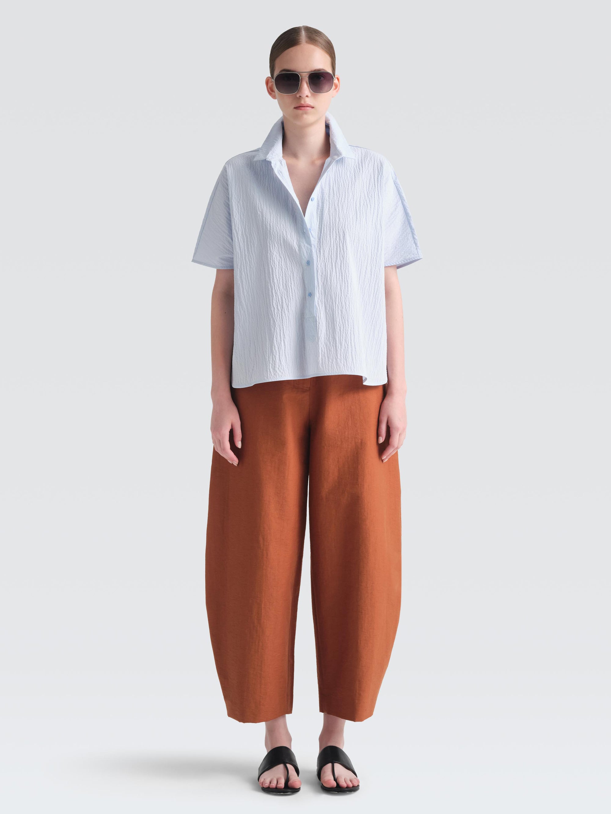 Seersucker Diana Shirt