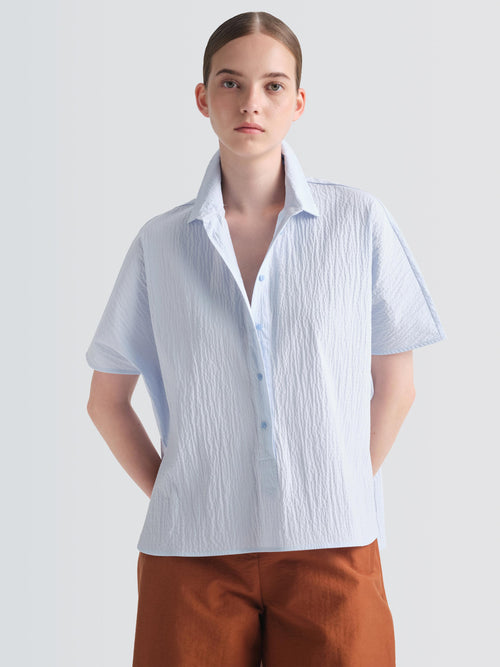 Seersucker Diana Shirt