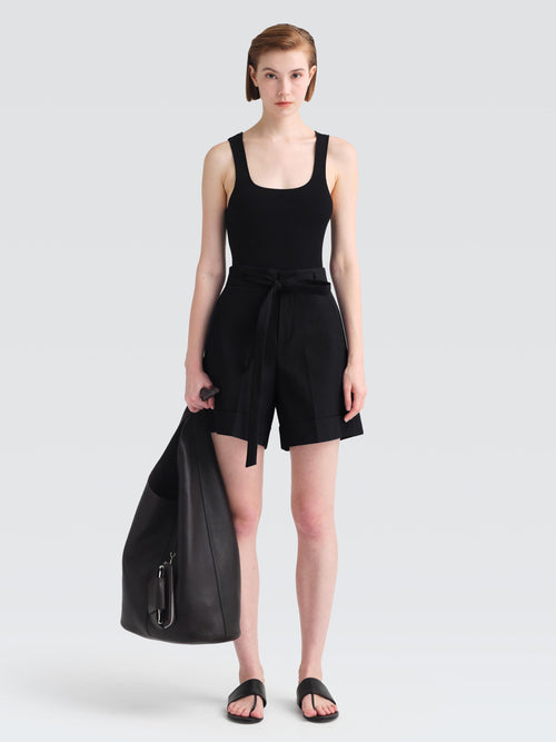 Corrugated Cotton Anslo Shorts