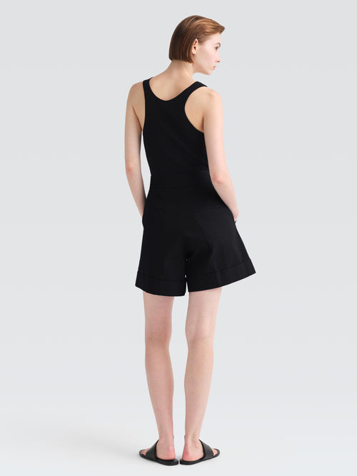 Corrugated Cotton Anslo Shorts