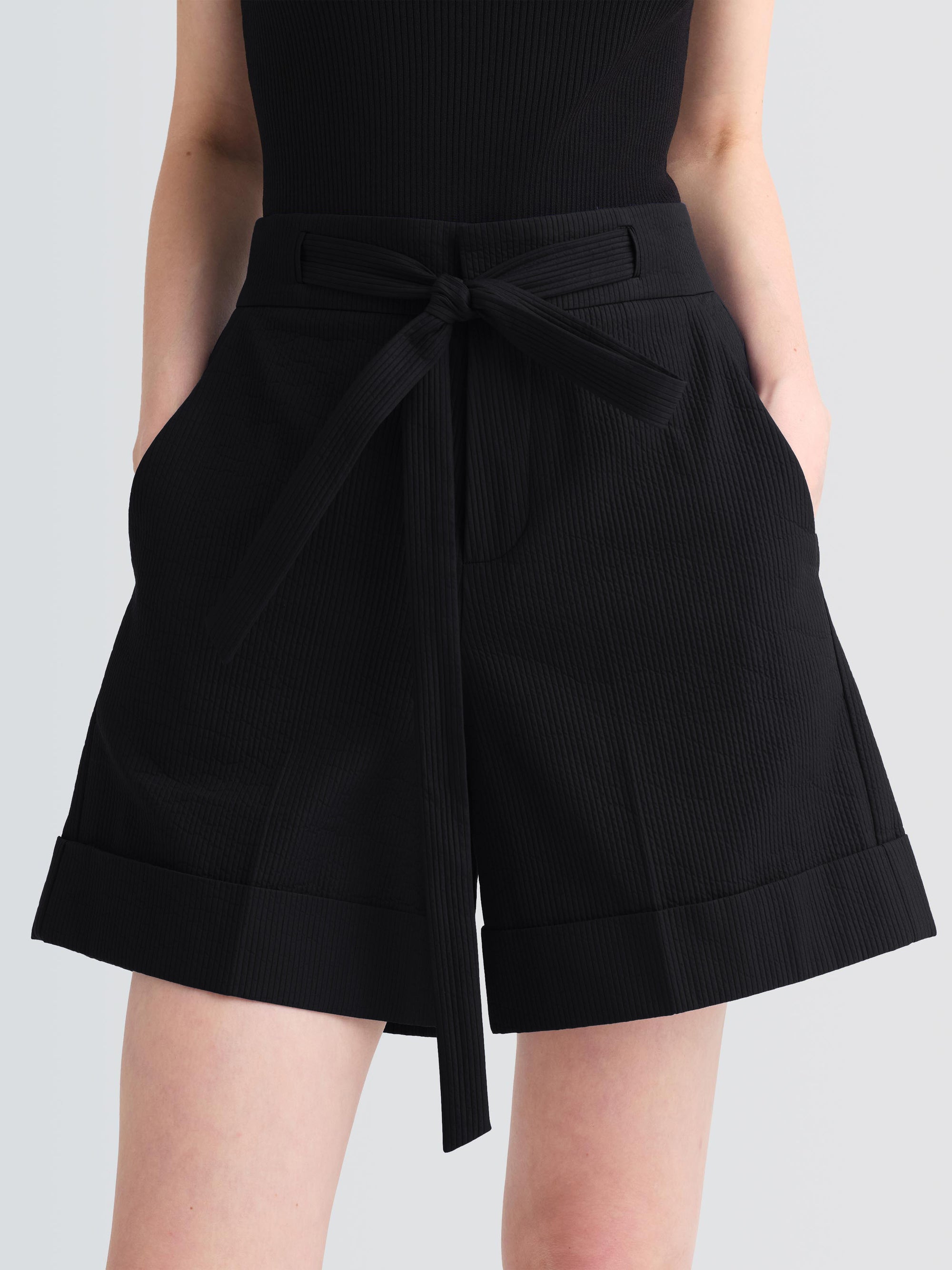 Corrugated Cotton Anslo Shorts