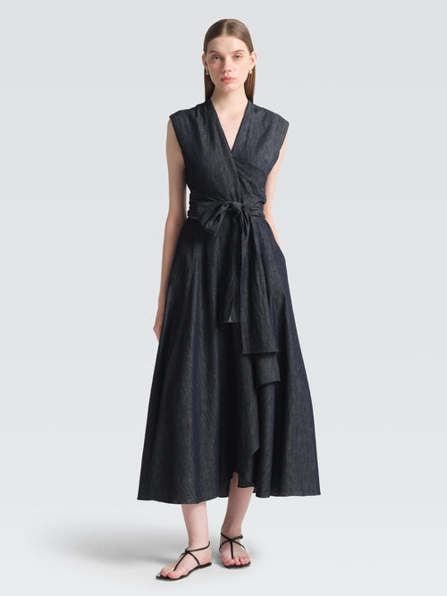 Linen Denim Saunder Dress