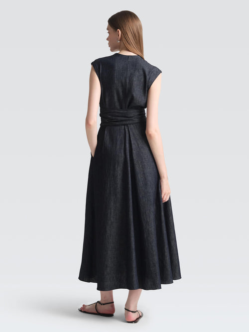 Linen Denim Saunder Dress