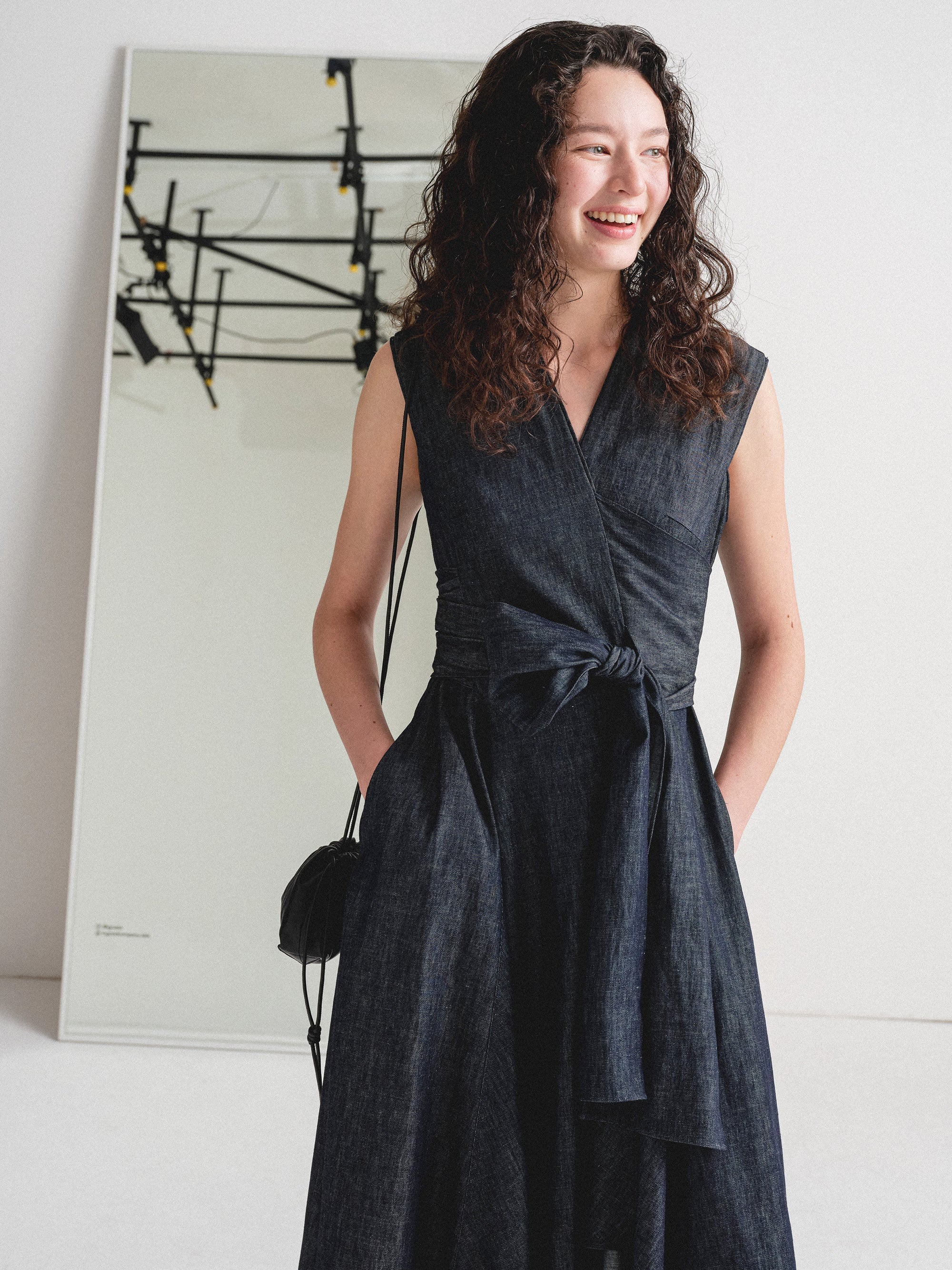Linen Denim Saunder Dress