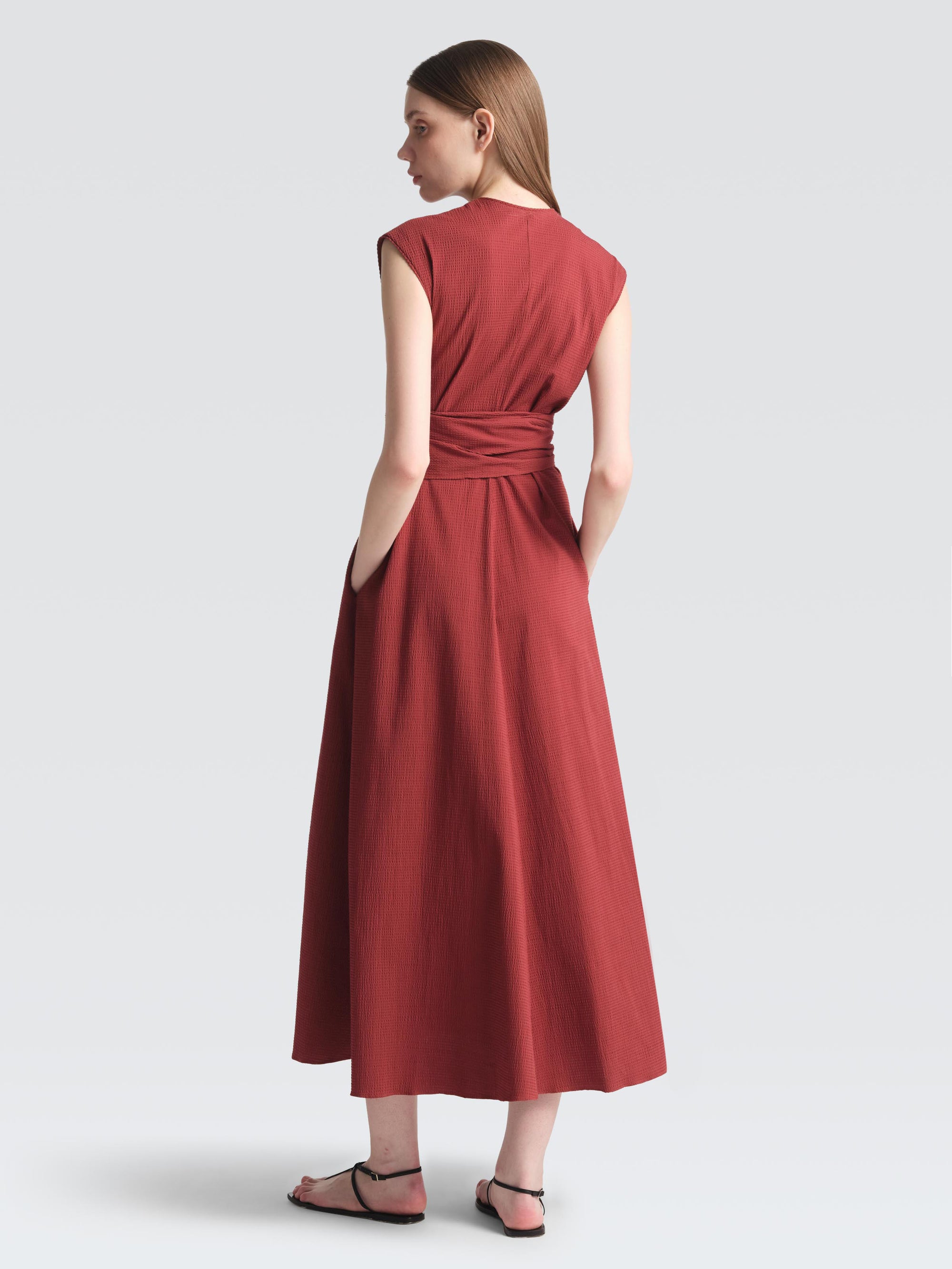 Seersucker Saunder Dress