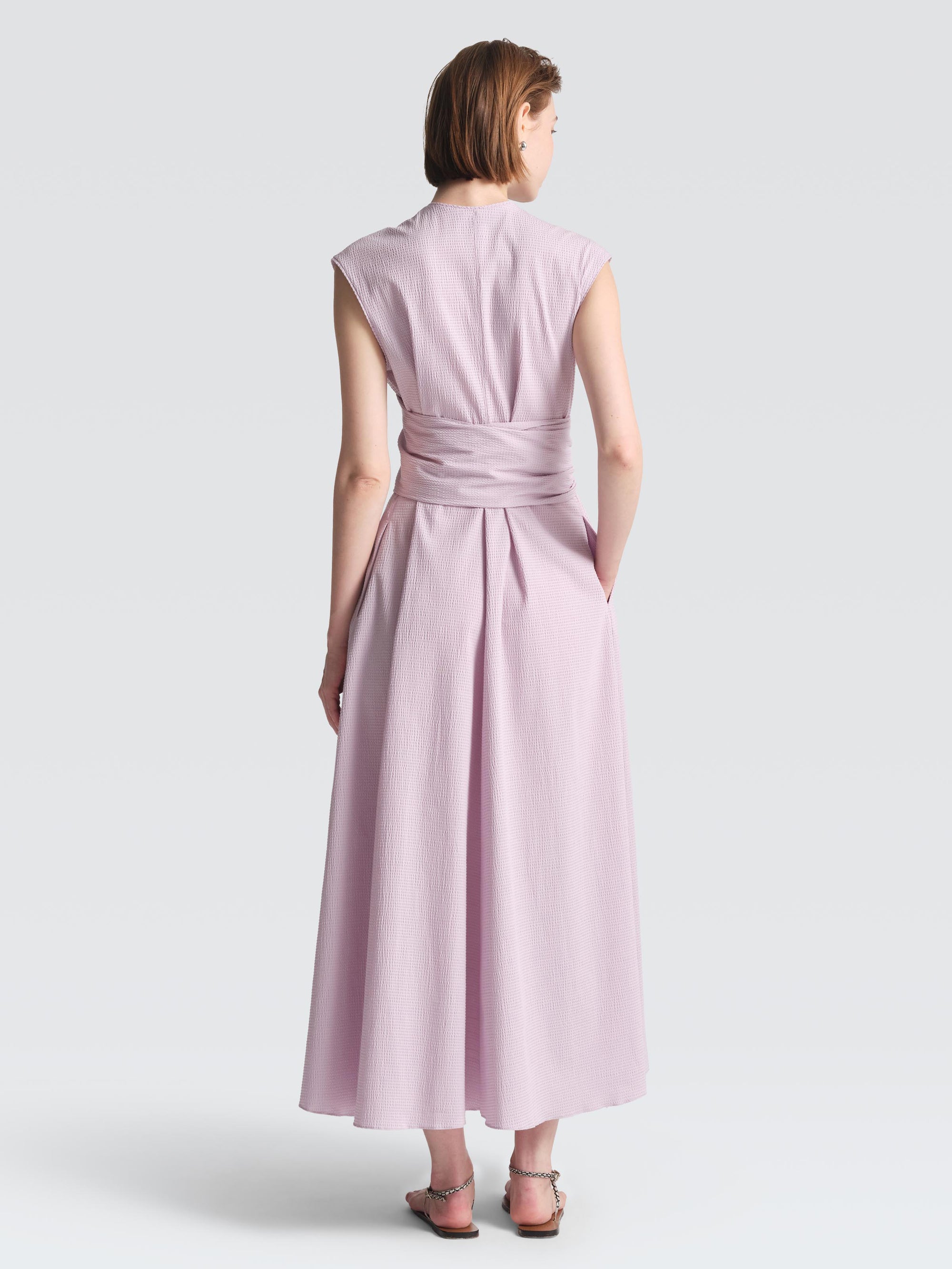 Seersucker Saunder Dress