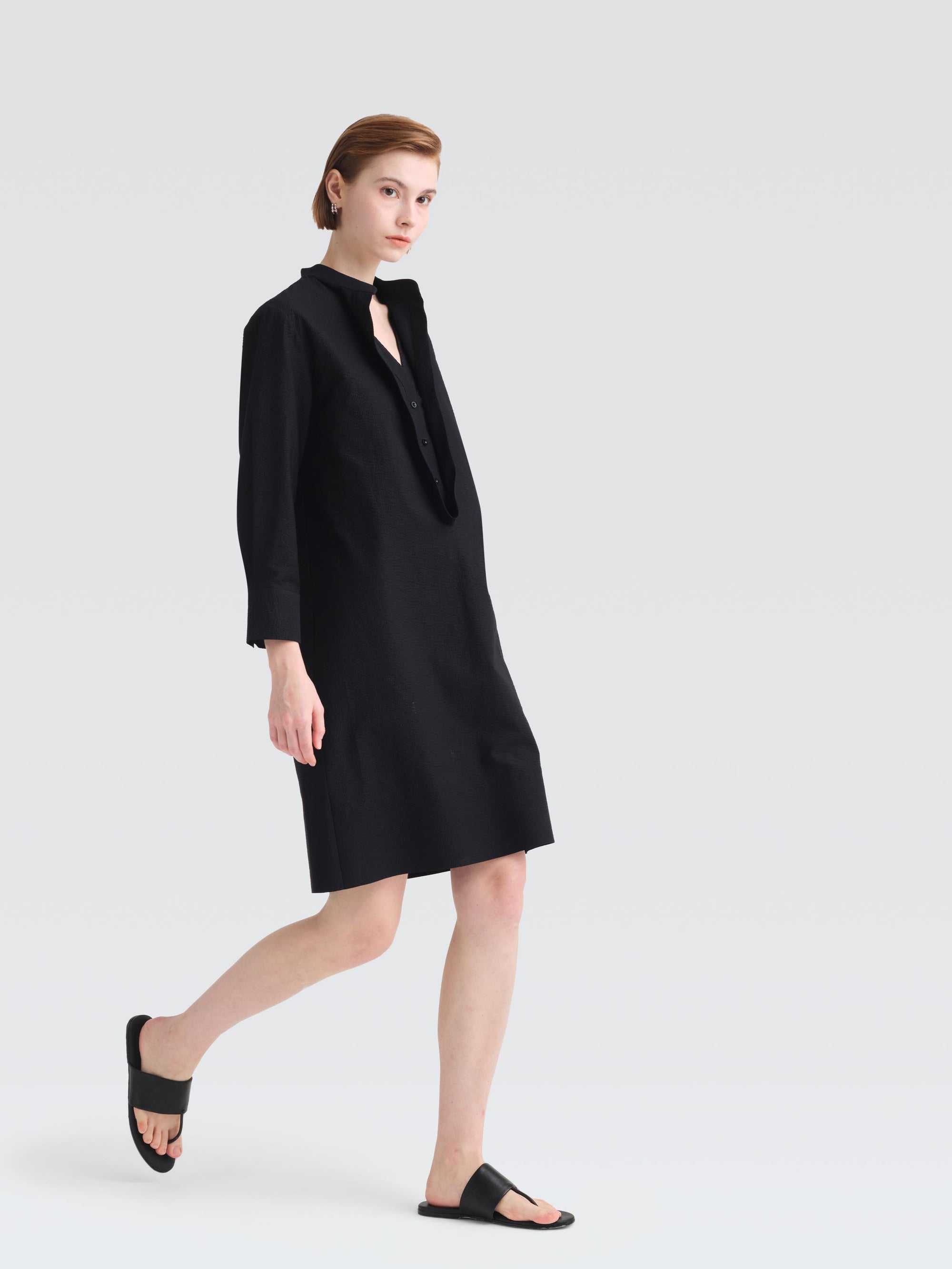 Seersucker Leona Dress