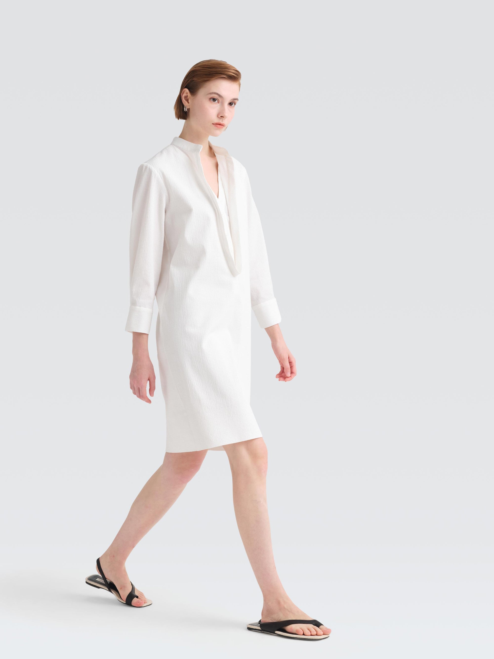 Seersucker Leona Dress