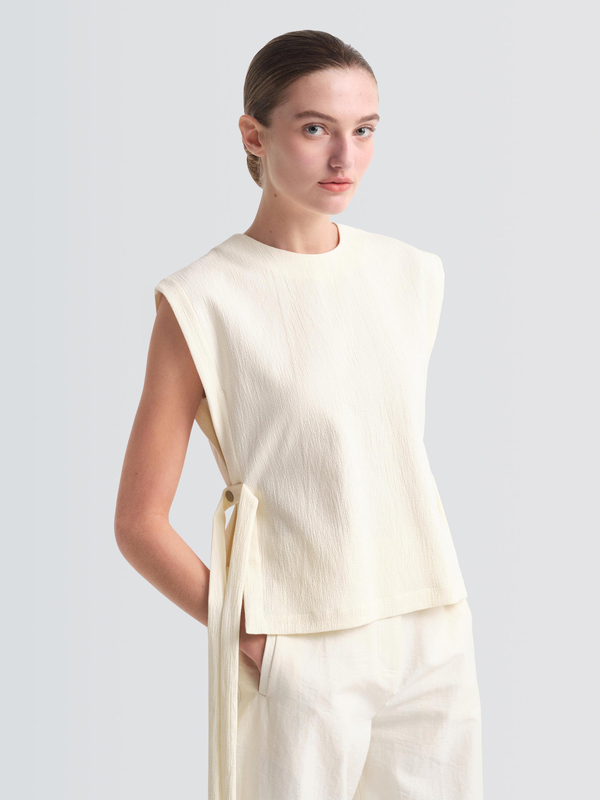 Seersucker Levin Top