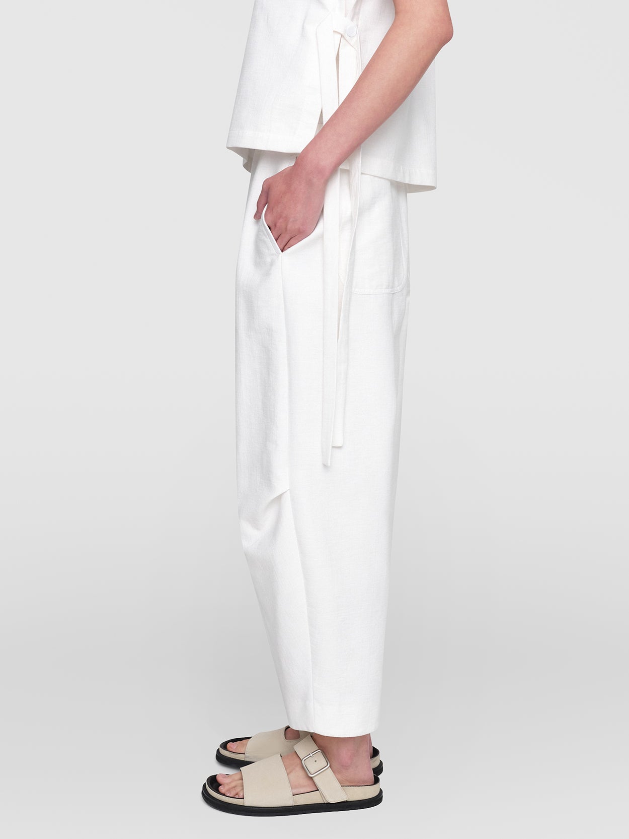 Cotton Linen Matteau Pants