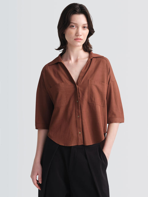 Cotton Rayon Raschelle Shirt