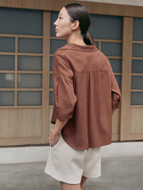 Cotton Rayon Raschelle Shirt