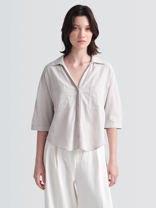 Cotton Rayon Raschelle Shirt