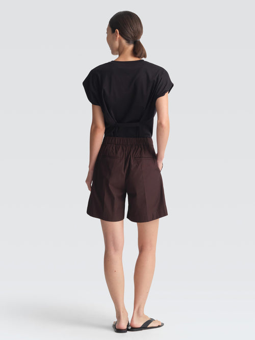 Cotton Gabardine Roy Shorts