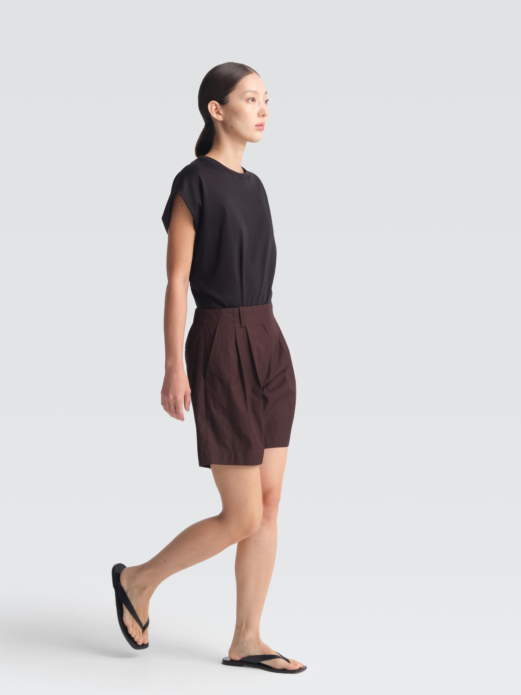 Cotton Gabardine Roy Shorts