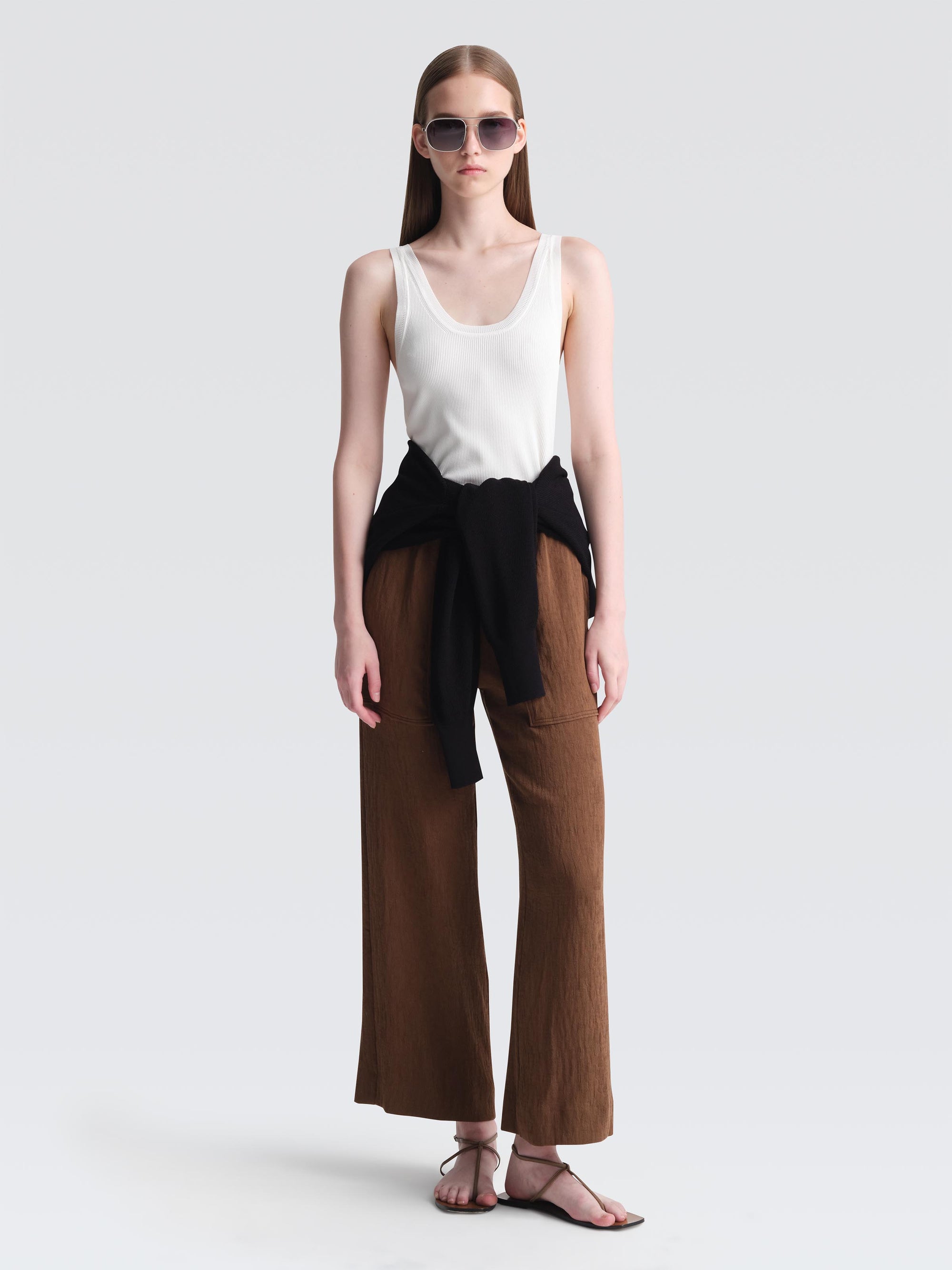 Crepe Plisse Telia Pants