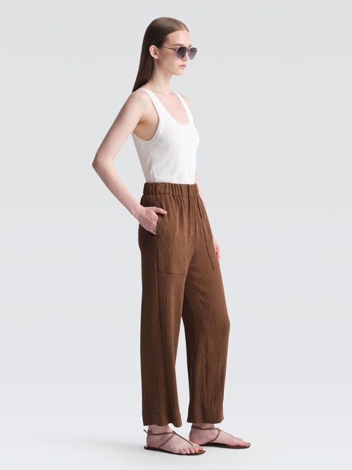 Crepe Plisse Telia Pants