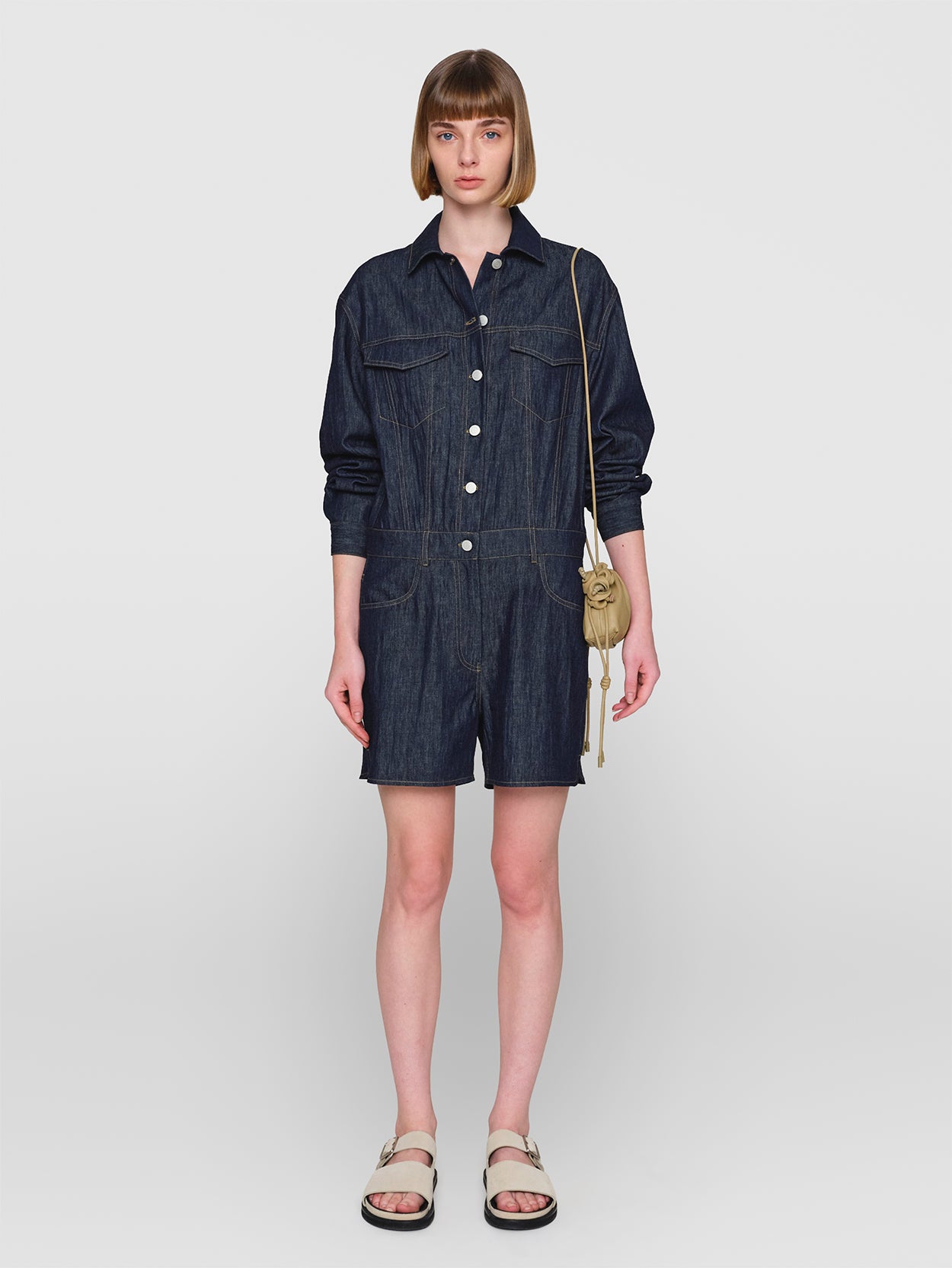 Linen Denim Birro Jumpsuit