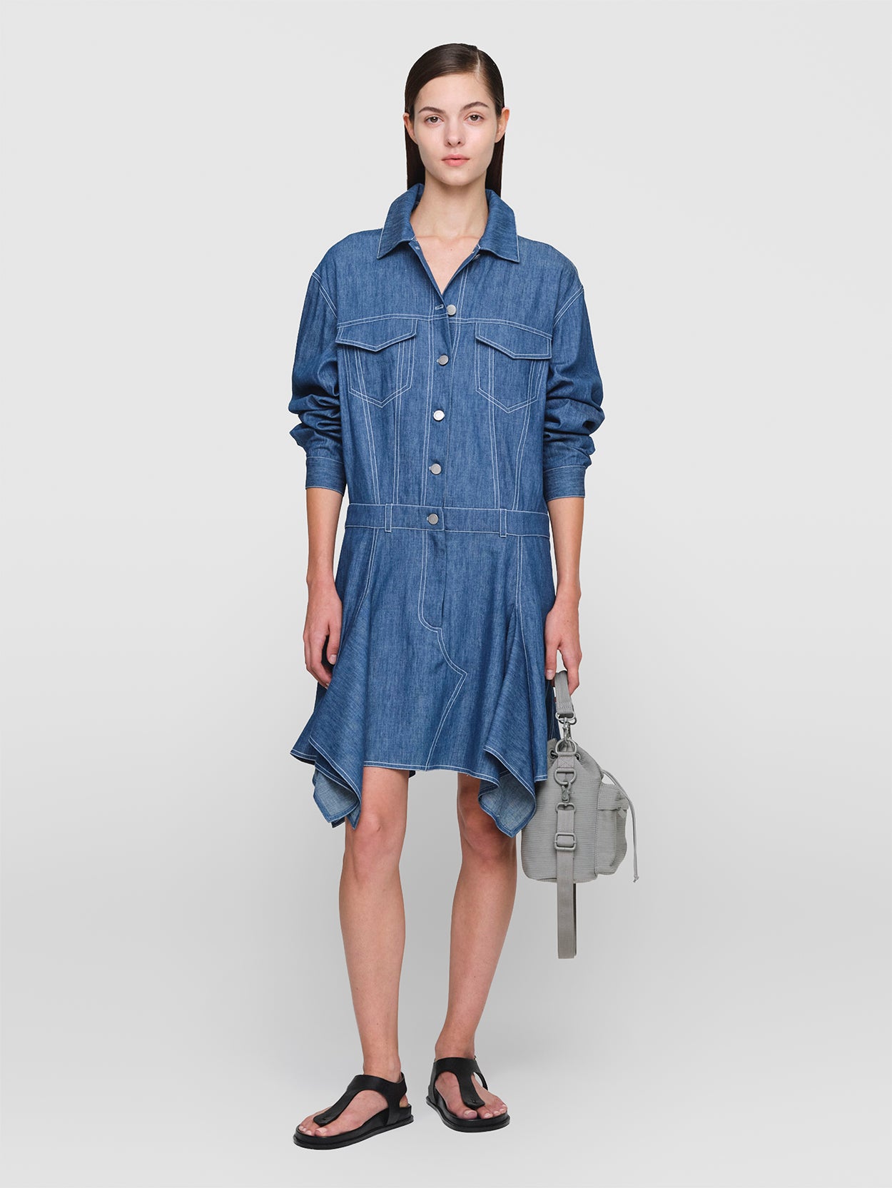 Linen Denim Janet Dress