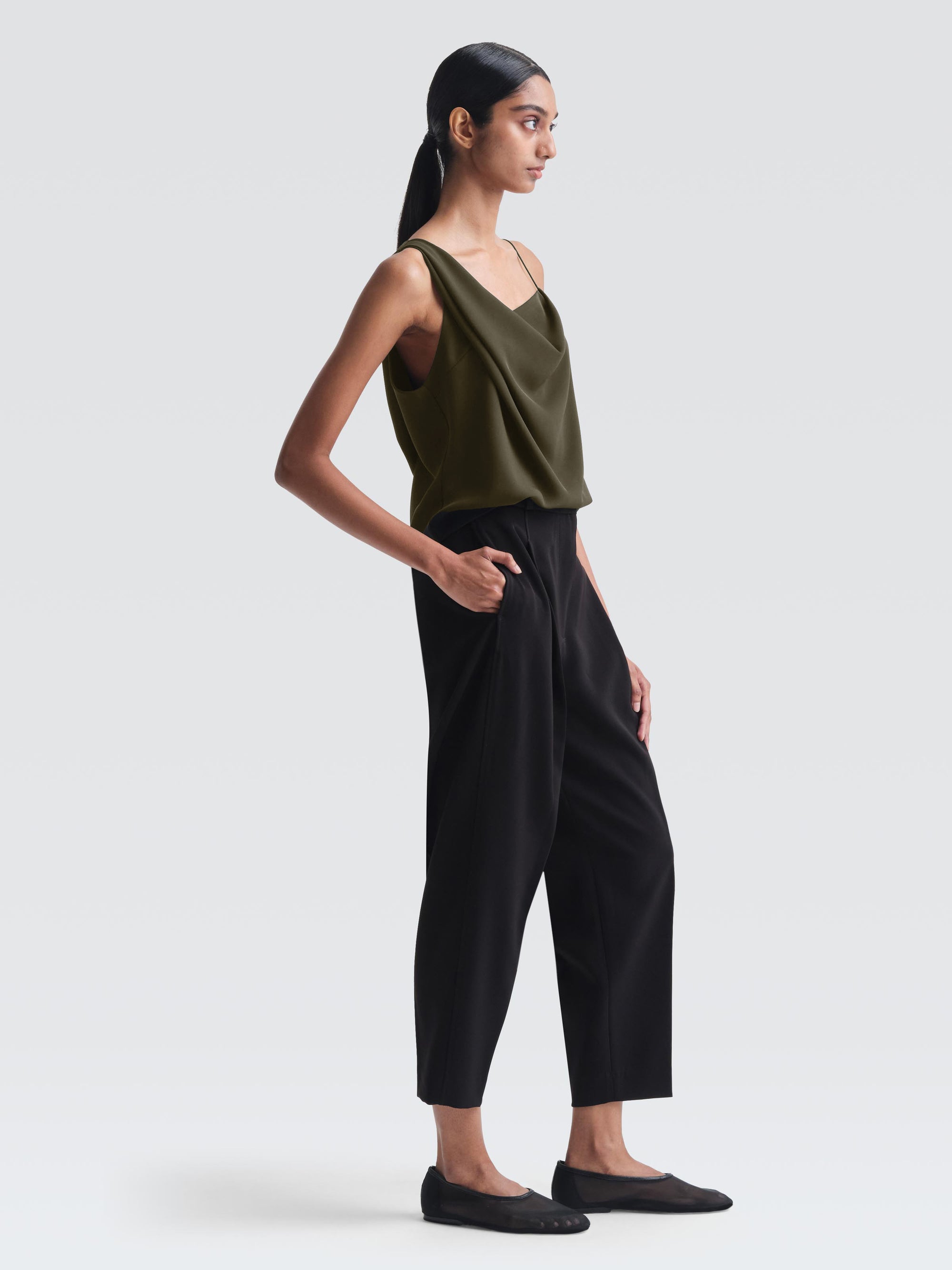 Tri Acetate Iris Top