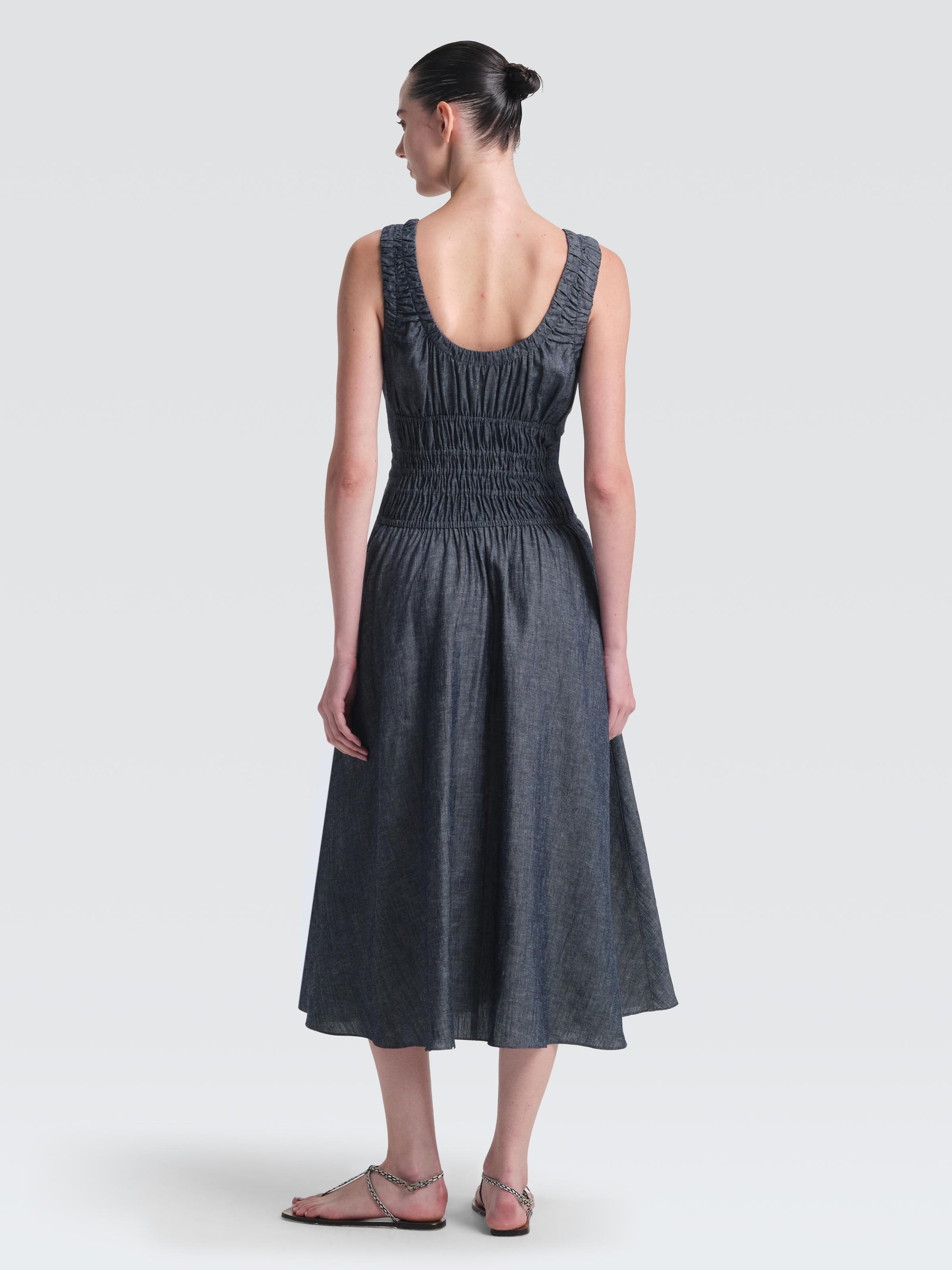 Linen Denim Annabelle Dress