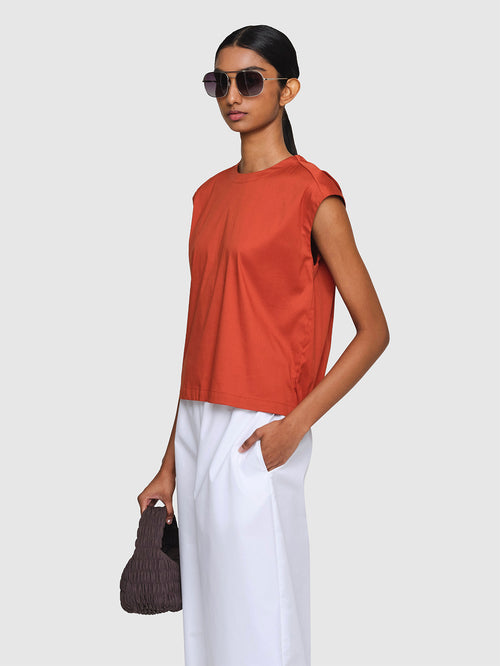 Stretch Cotton Agni Top