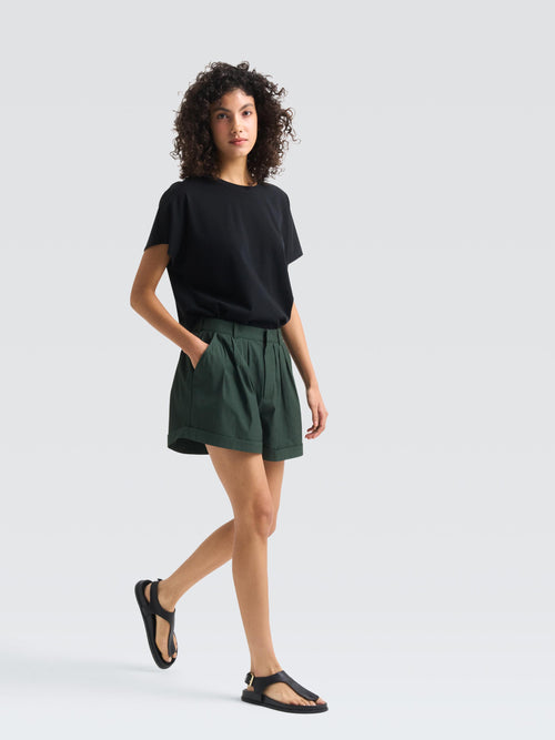 Cotton Gabardine Sophie Shorts