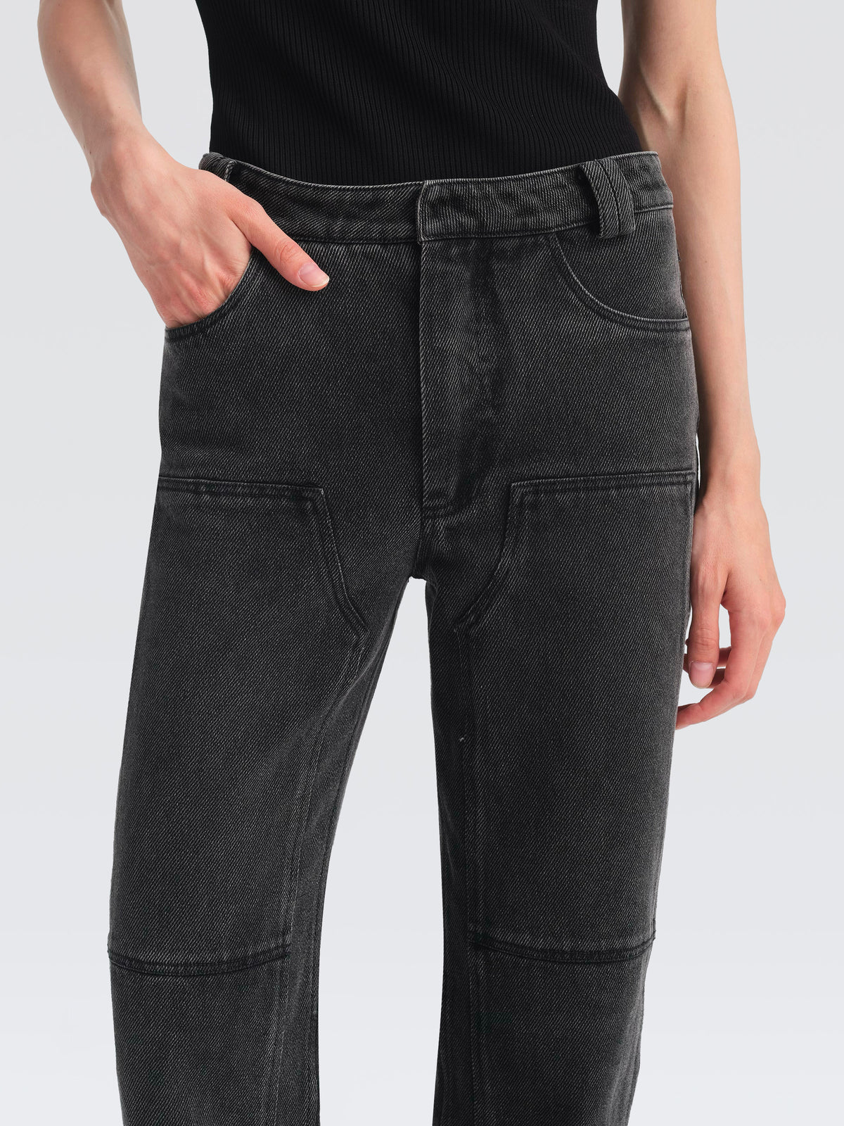 Denim Hadid Pants