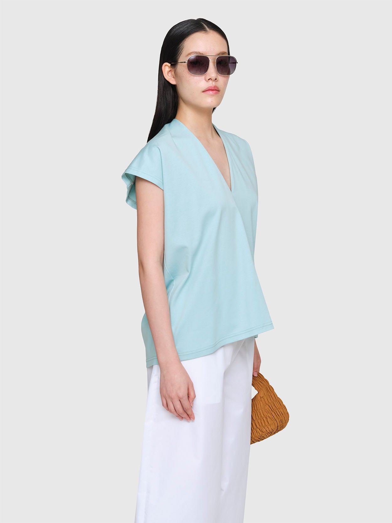 Organic Cotton Jersey Mica Top