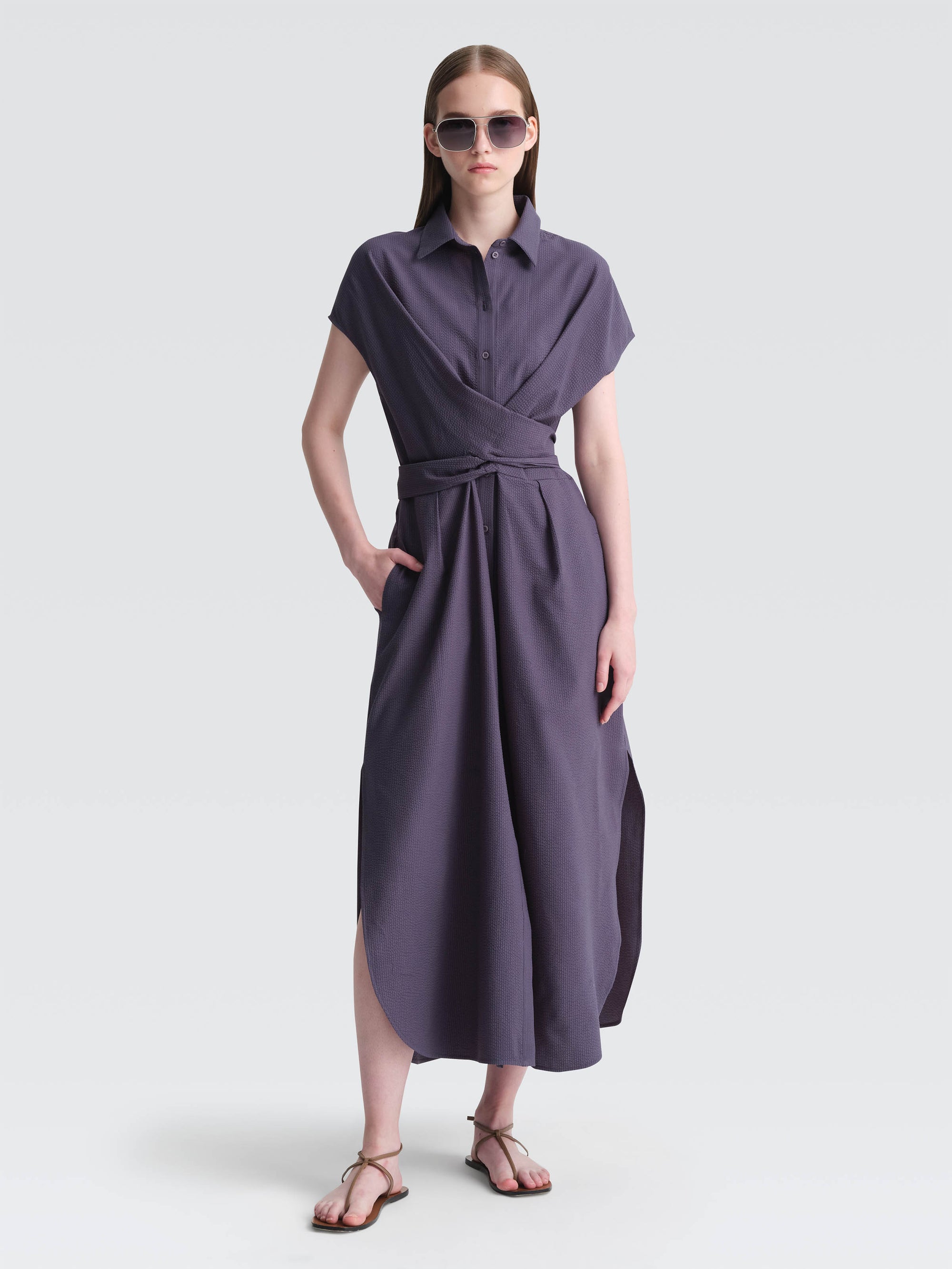 Seersucker Briella Dress