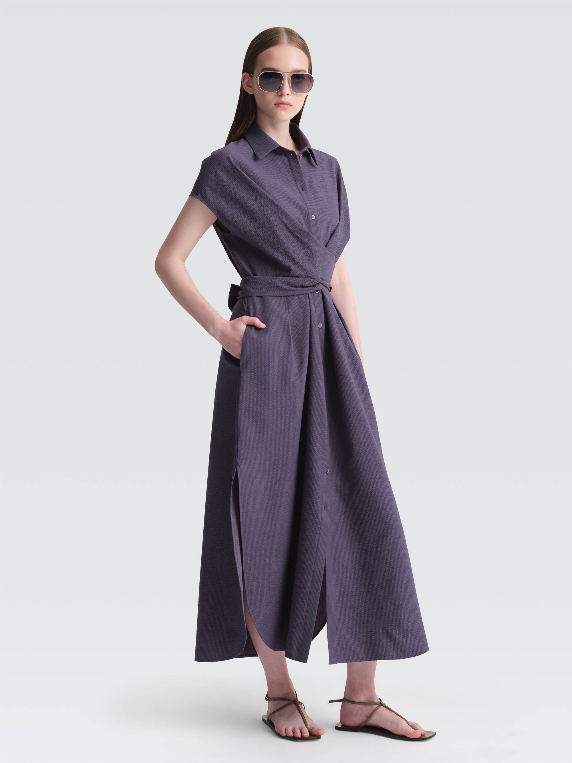 Seersucker Briella Dress