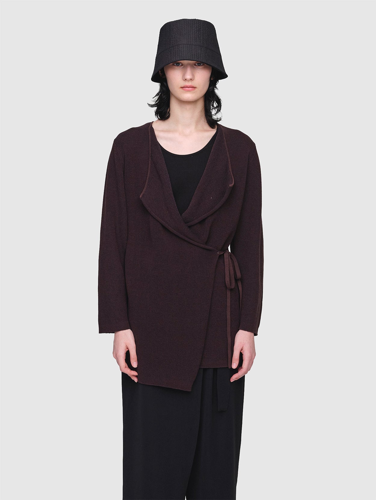 Uehara Knitted Wrap Cardigan