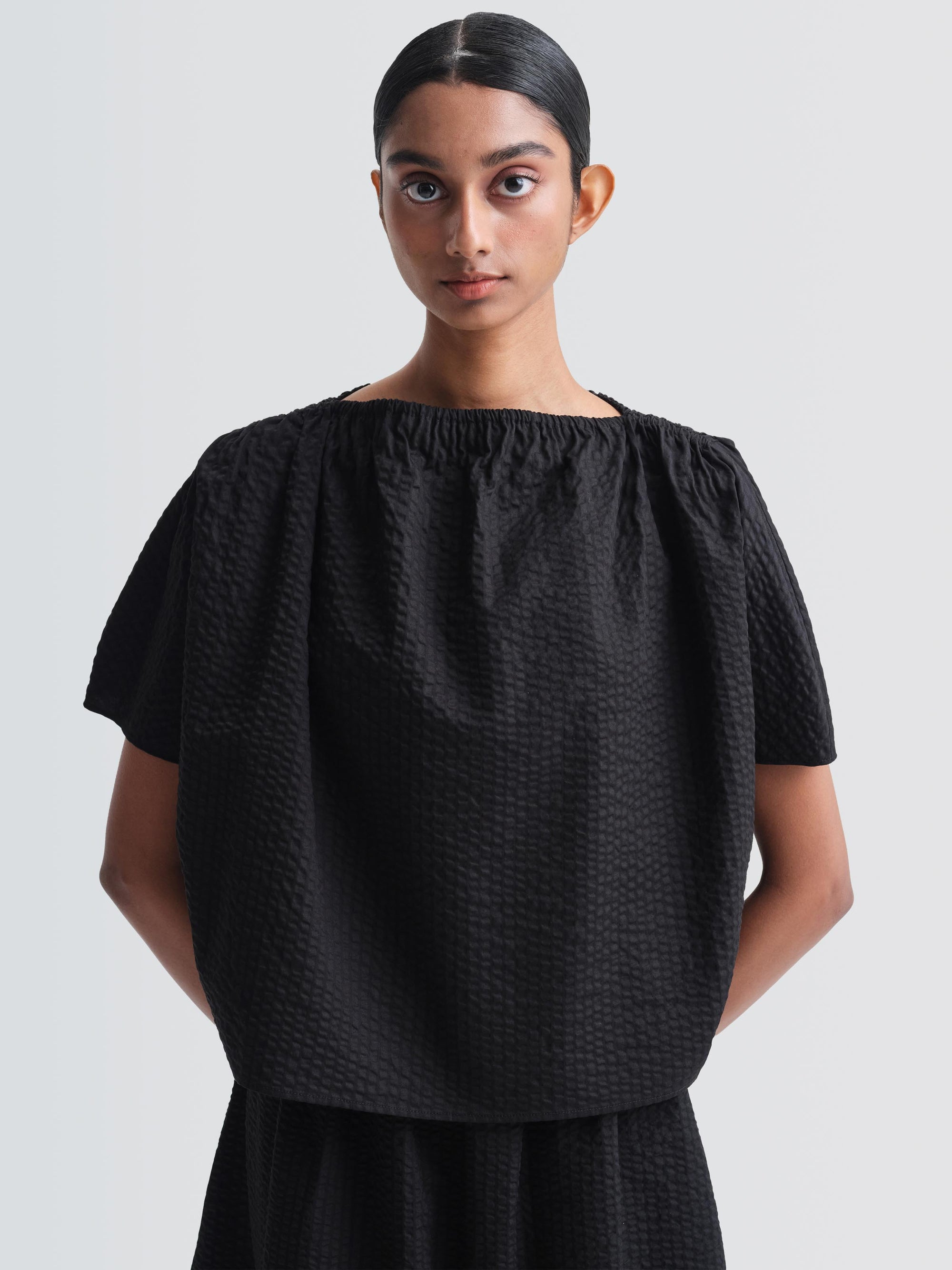 Seersucker Yumiko Top