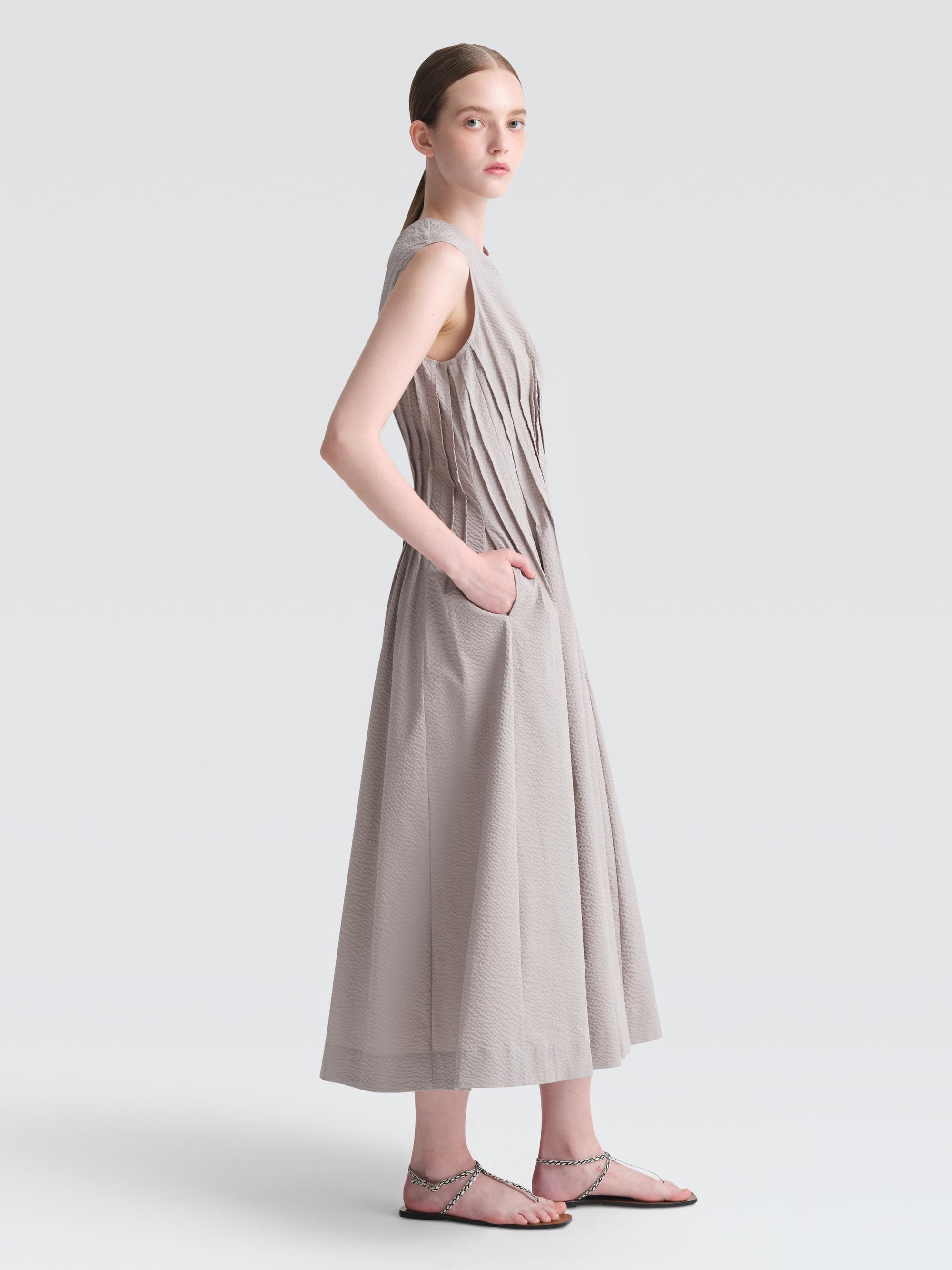 Seersucker Celeste Dress