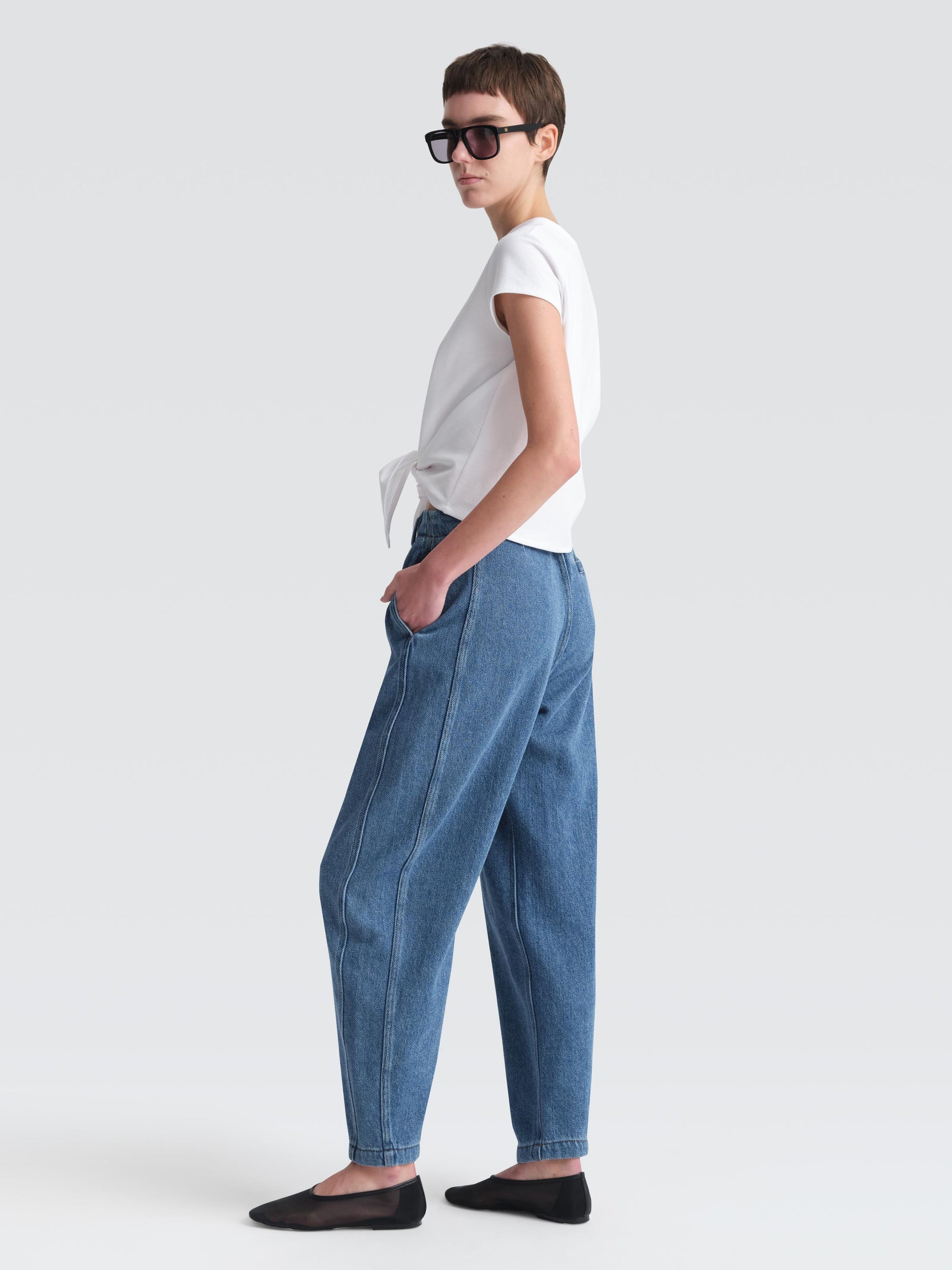 Denim Percy Pants