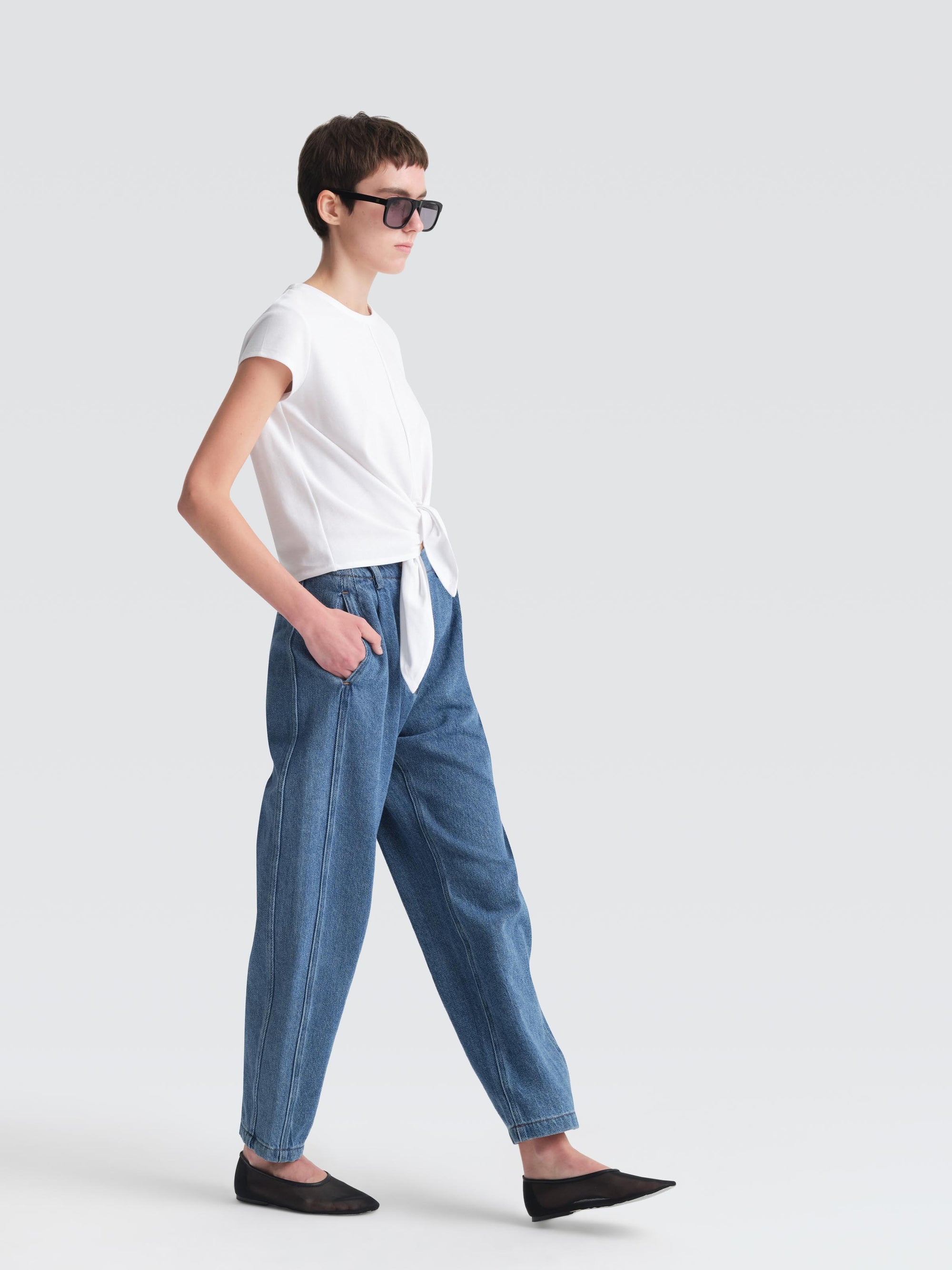 Denim Percy Pants