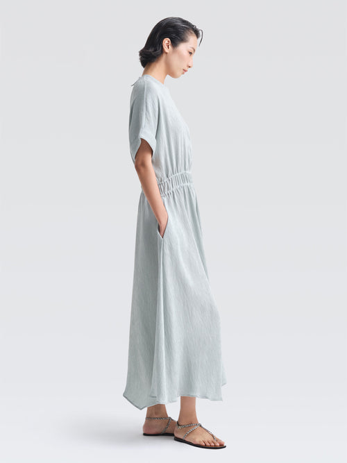 Crepe Plisse Adelaide Dress