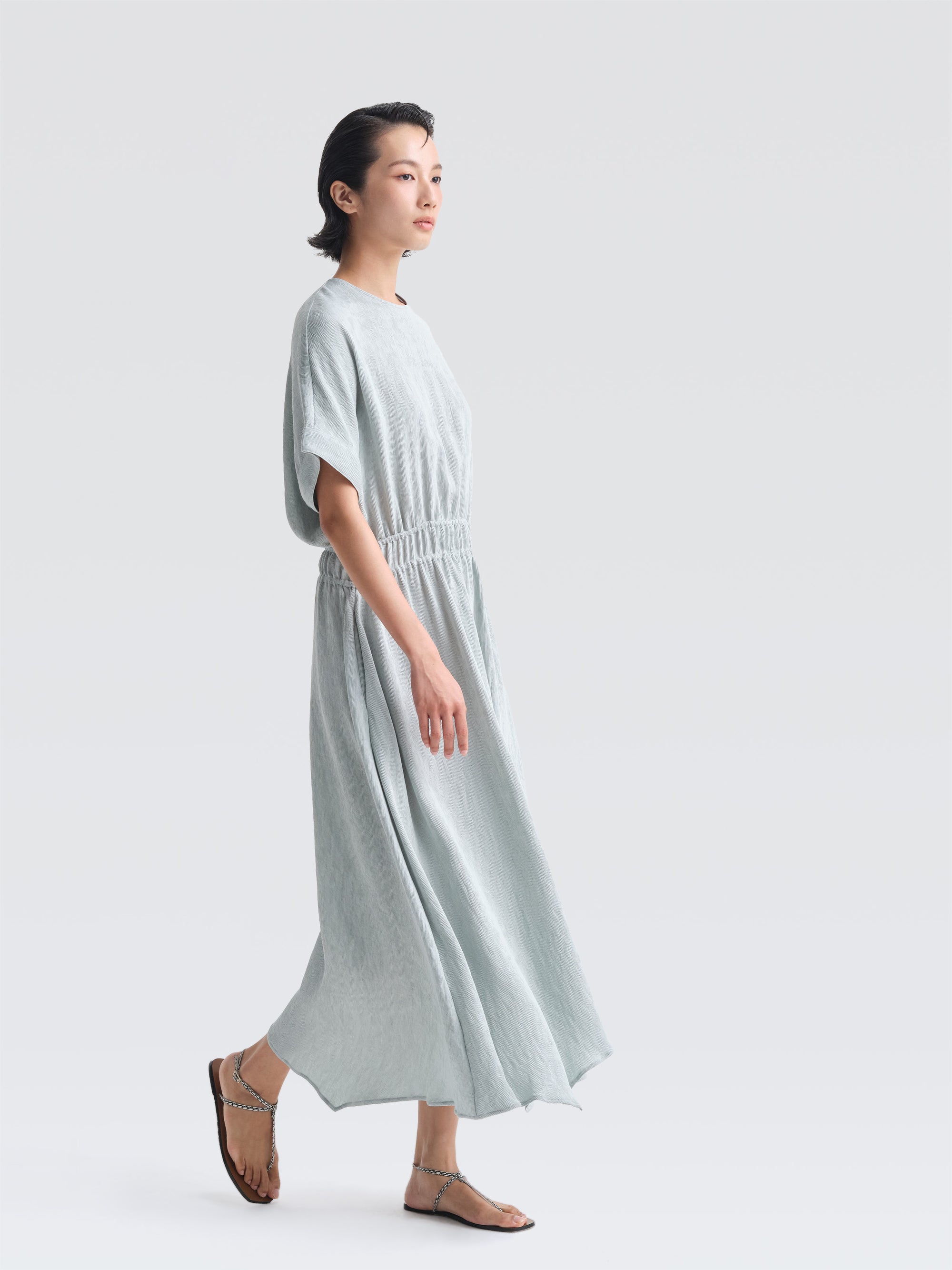 Crepe Plisse Adelaide Dress