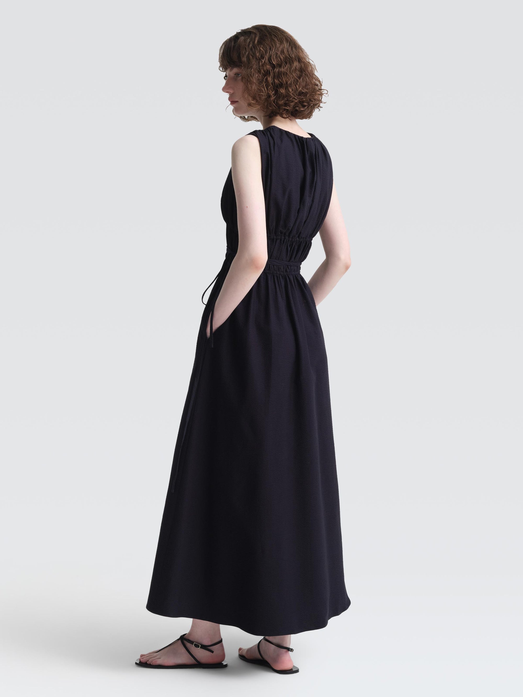 Seersucker Velda Dress