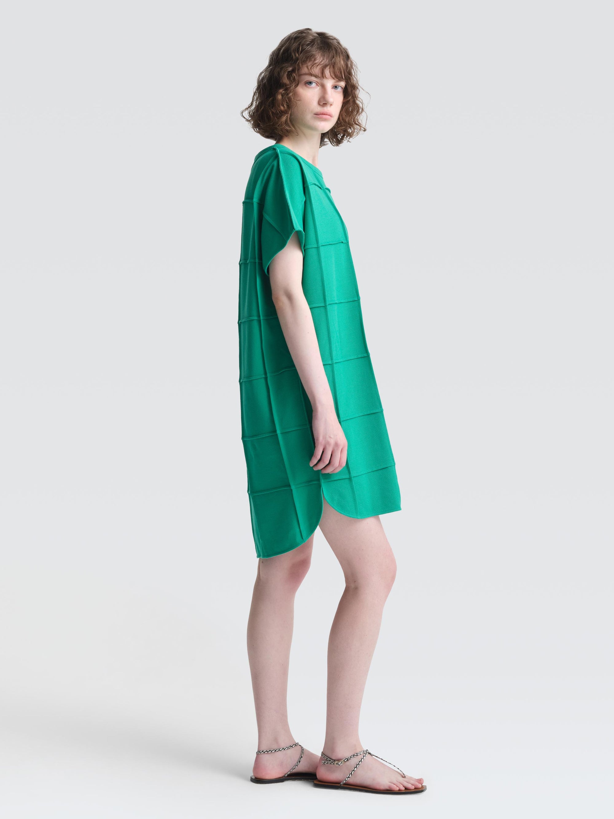 Cotton Pique Lance Dress