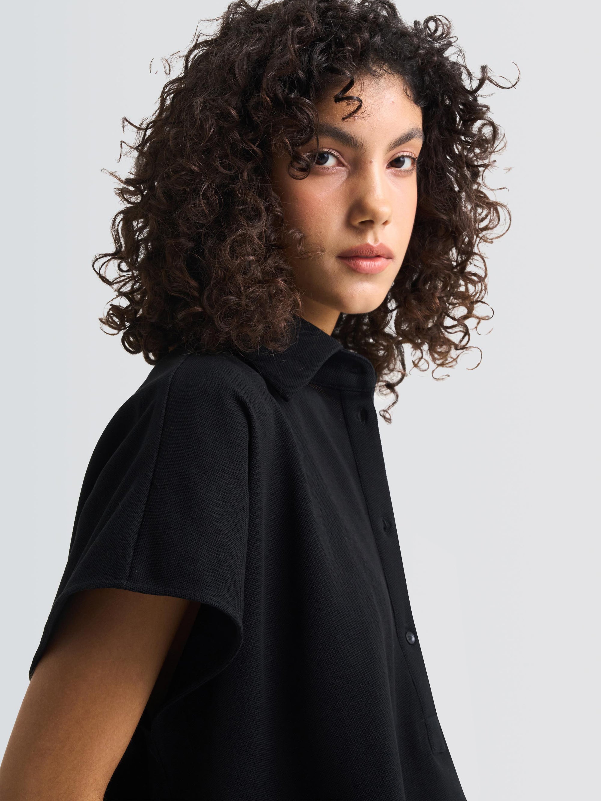 Cotton Pique Ariel Top