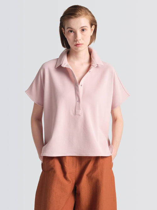 Cotton Pique Ariel Top