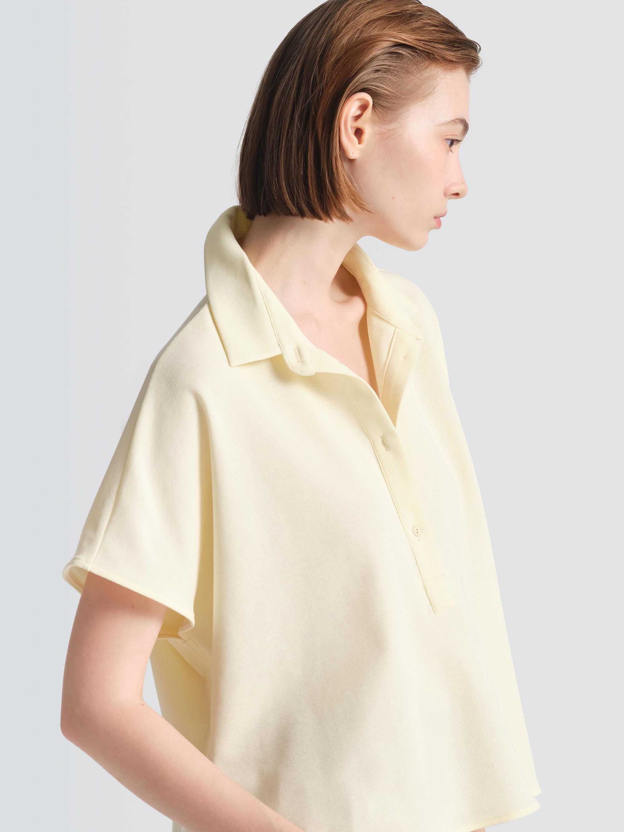 Cotton Pique Ariel Top