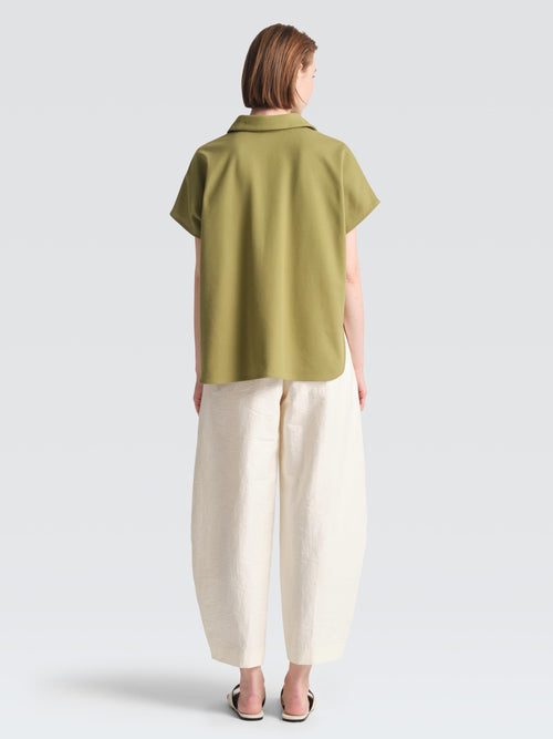 Cotton Pique Ariel Top