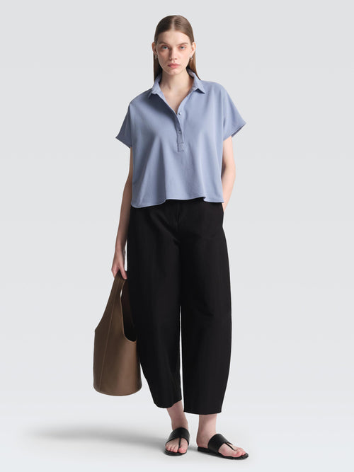 Cotton Pique Ariel Top