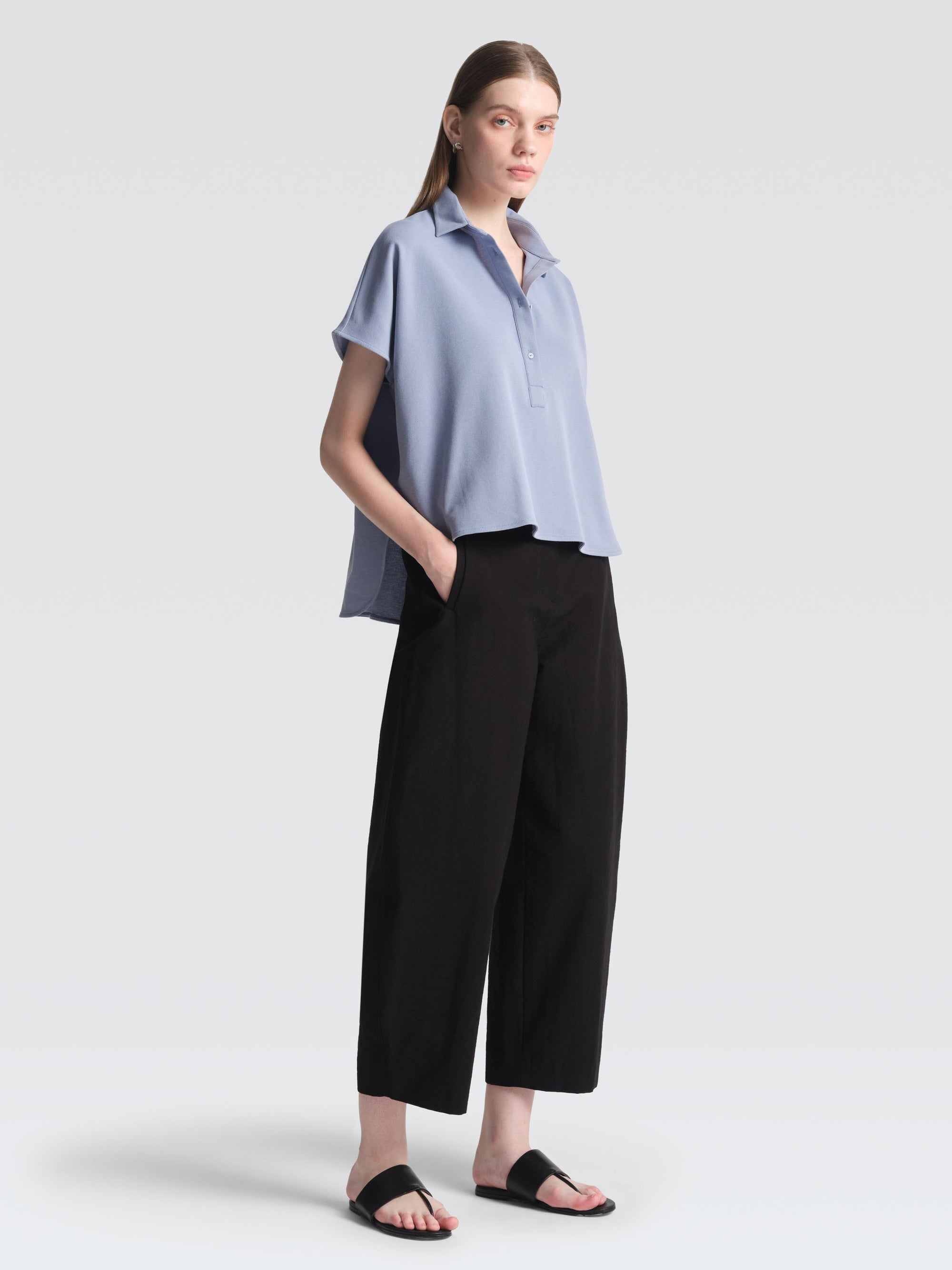 Cotton Pique Ariel Top